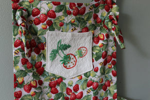 Bea Strawberry Overalls | Girls Size 5T | Ready to Ship