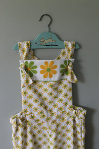Groovy Daisy Overalls | Girls Size 8 | Ready to Ship