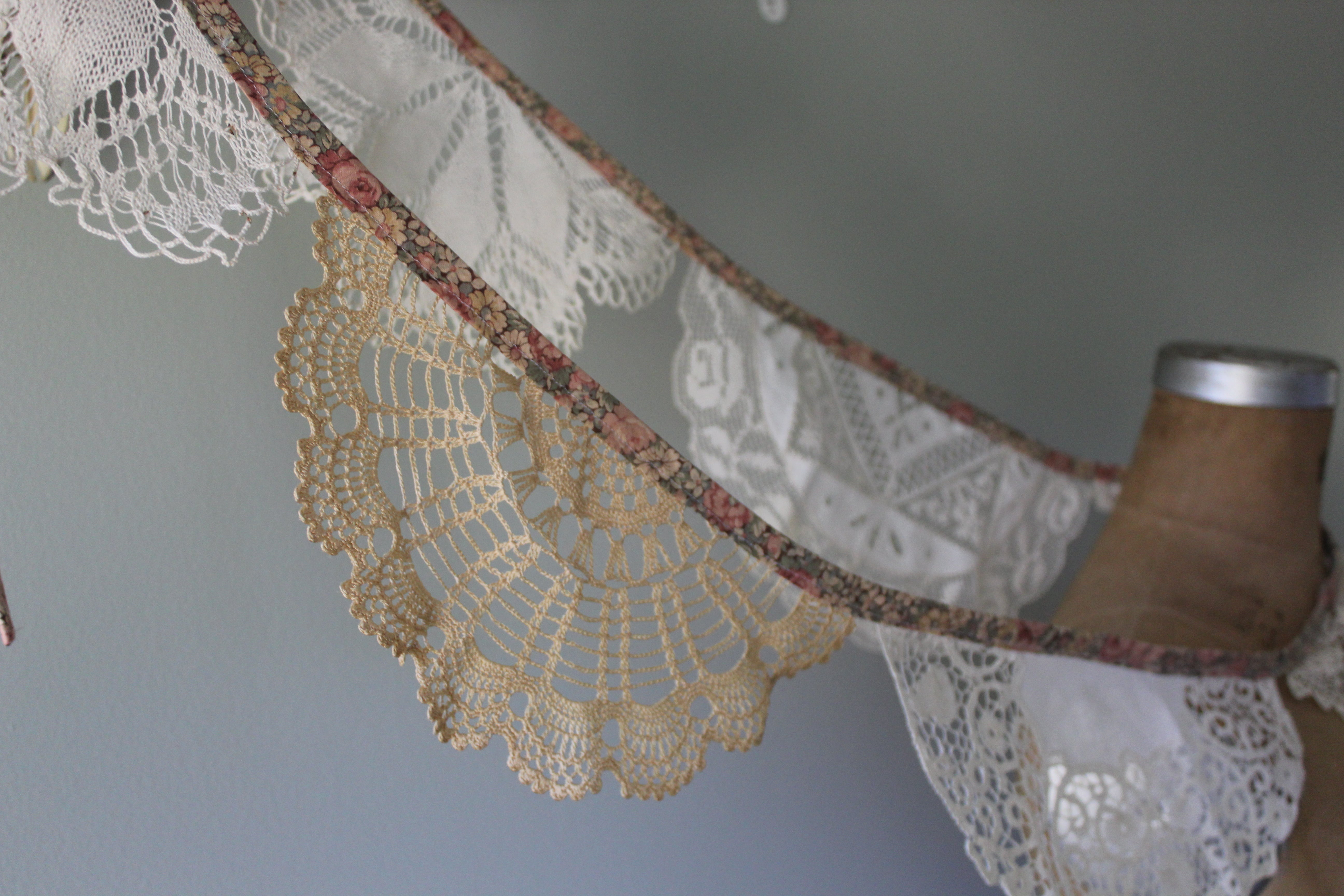 Vintage Doily Garland | Two Available | Ready to Ship