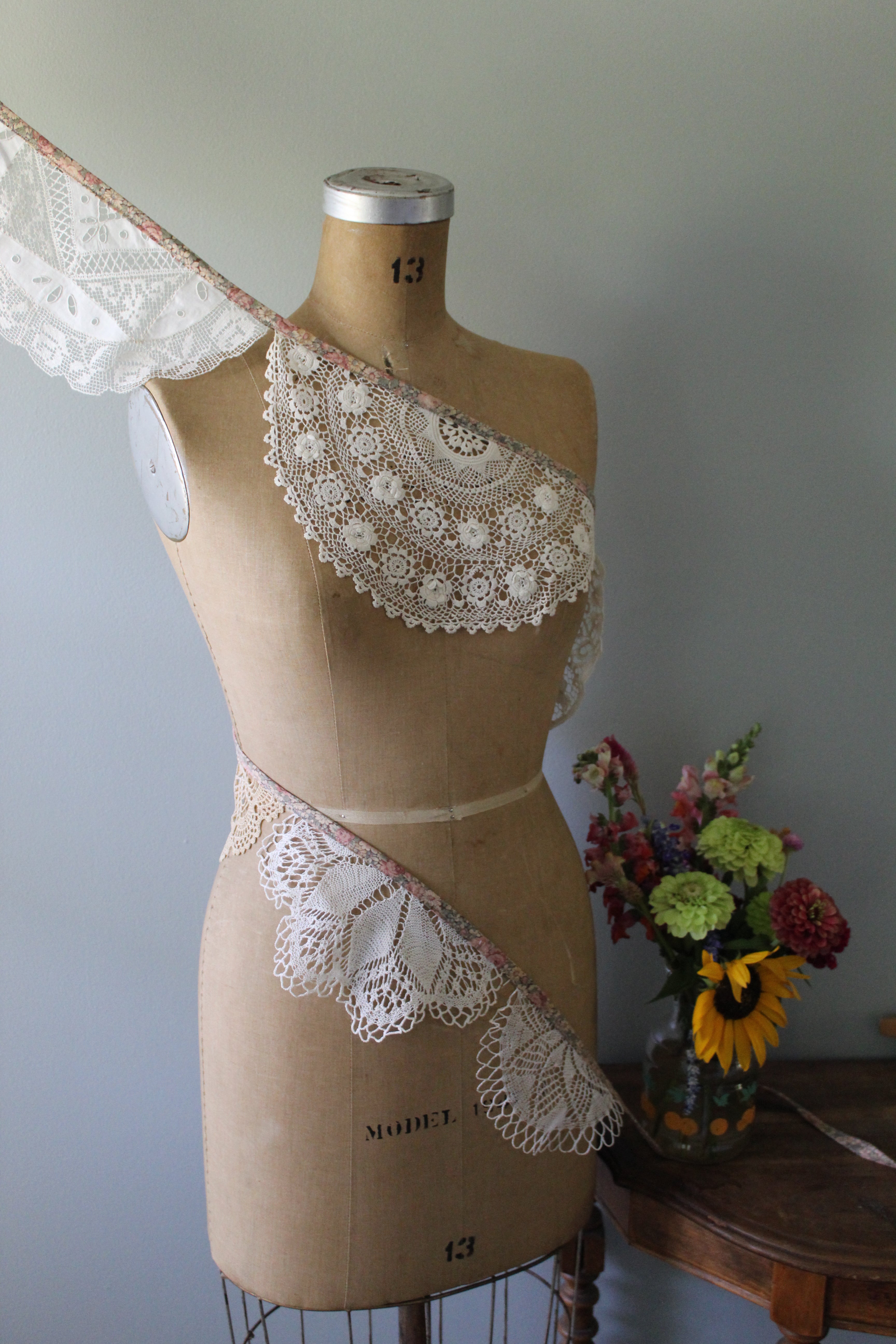 Vintage Doily Garland | Two Available | Ready to Ship
