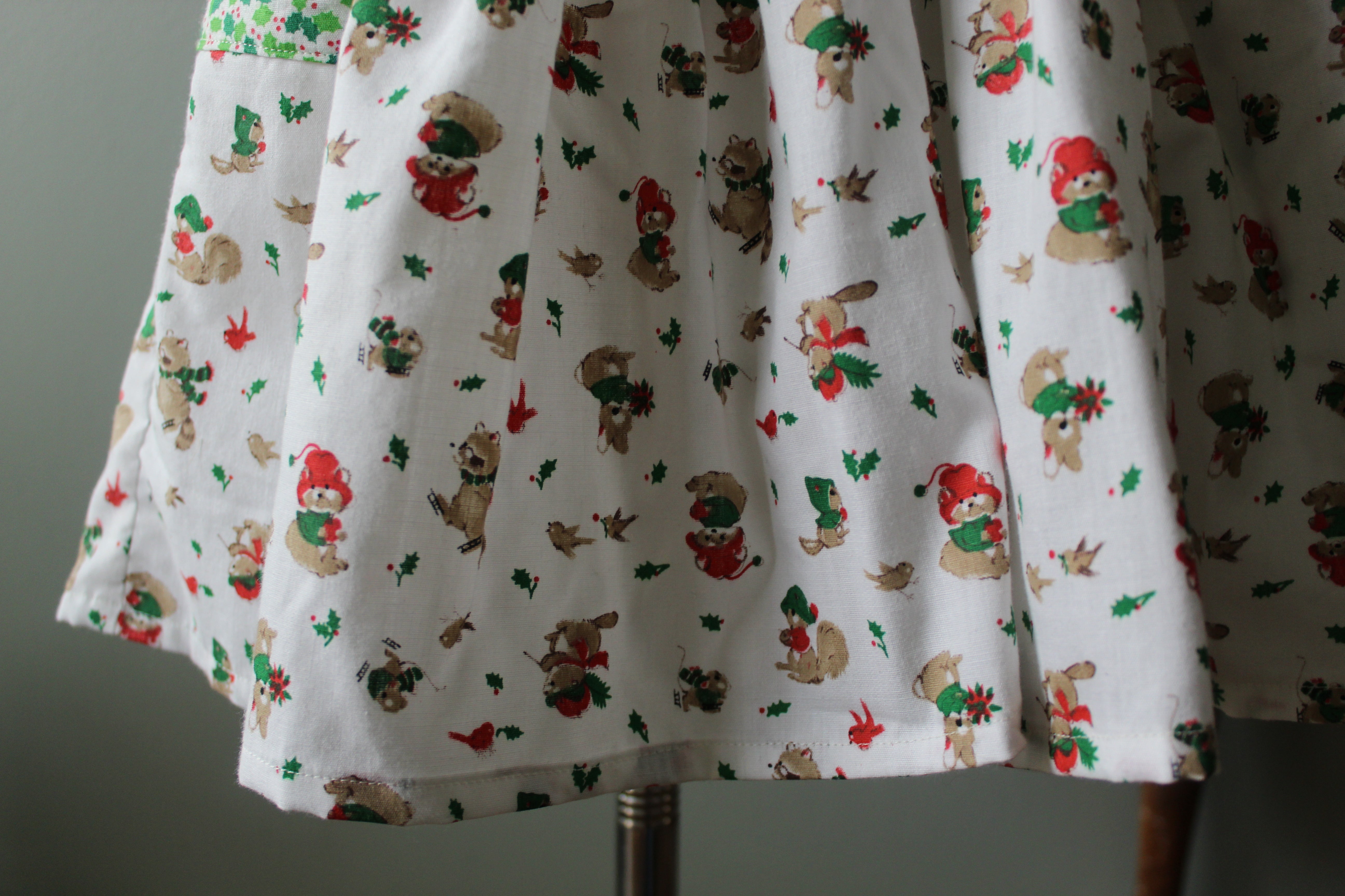 Woodland Christmas Pocket Dresses | 6-12 Months, 2T, 4T | Ready to Ship