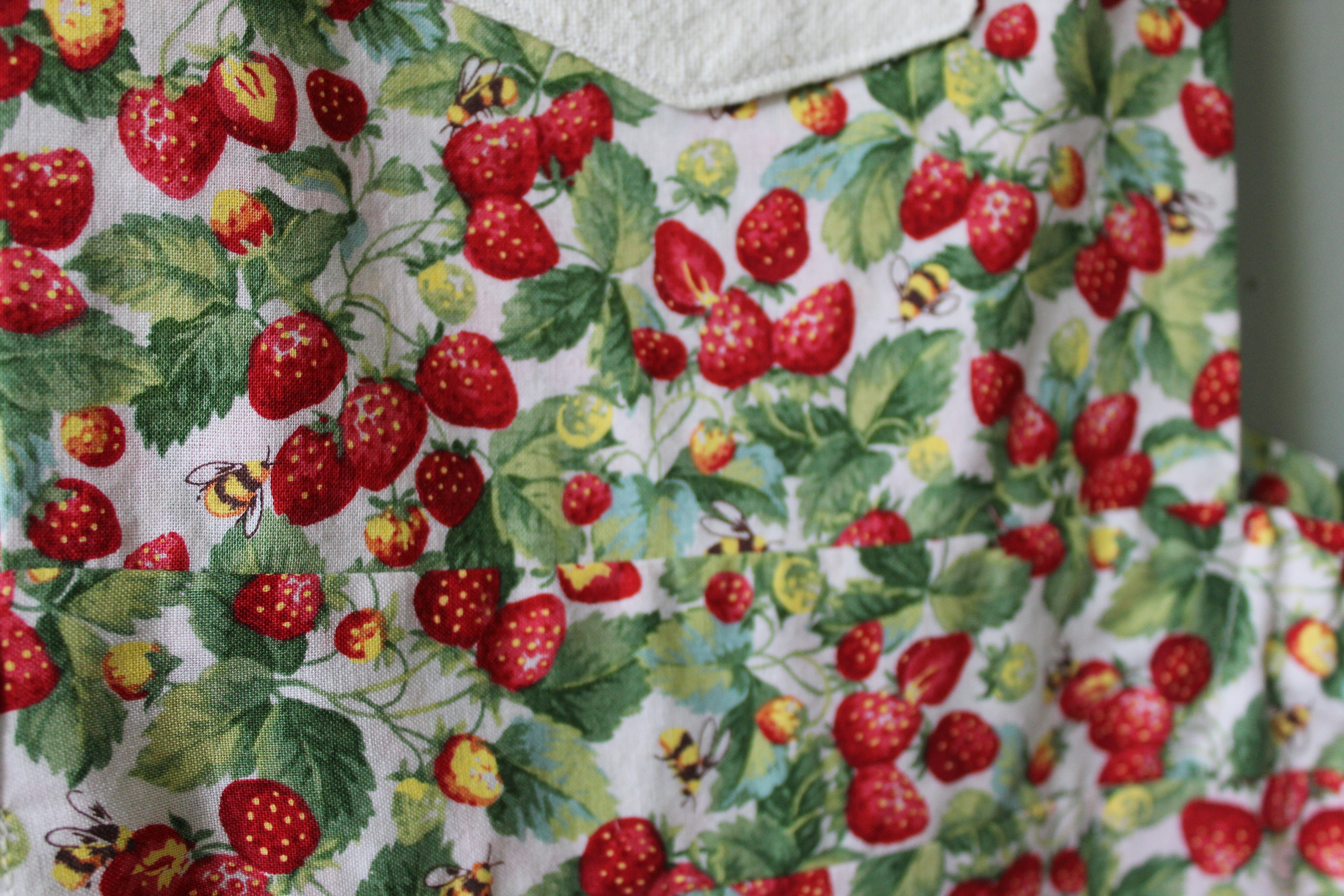 Bea Strawberry Overalls | Girls Size 5T | Ready to Ship