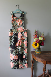 Charlotte Floral Overalls | Girls Size 6 | Ready to Ship