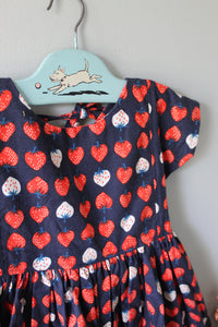 Kayla Strawberry Dress | 3T | Ready to Ship