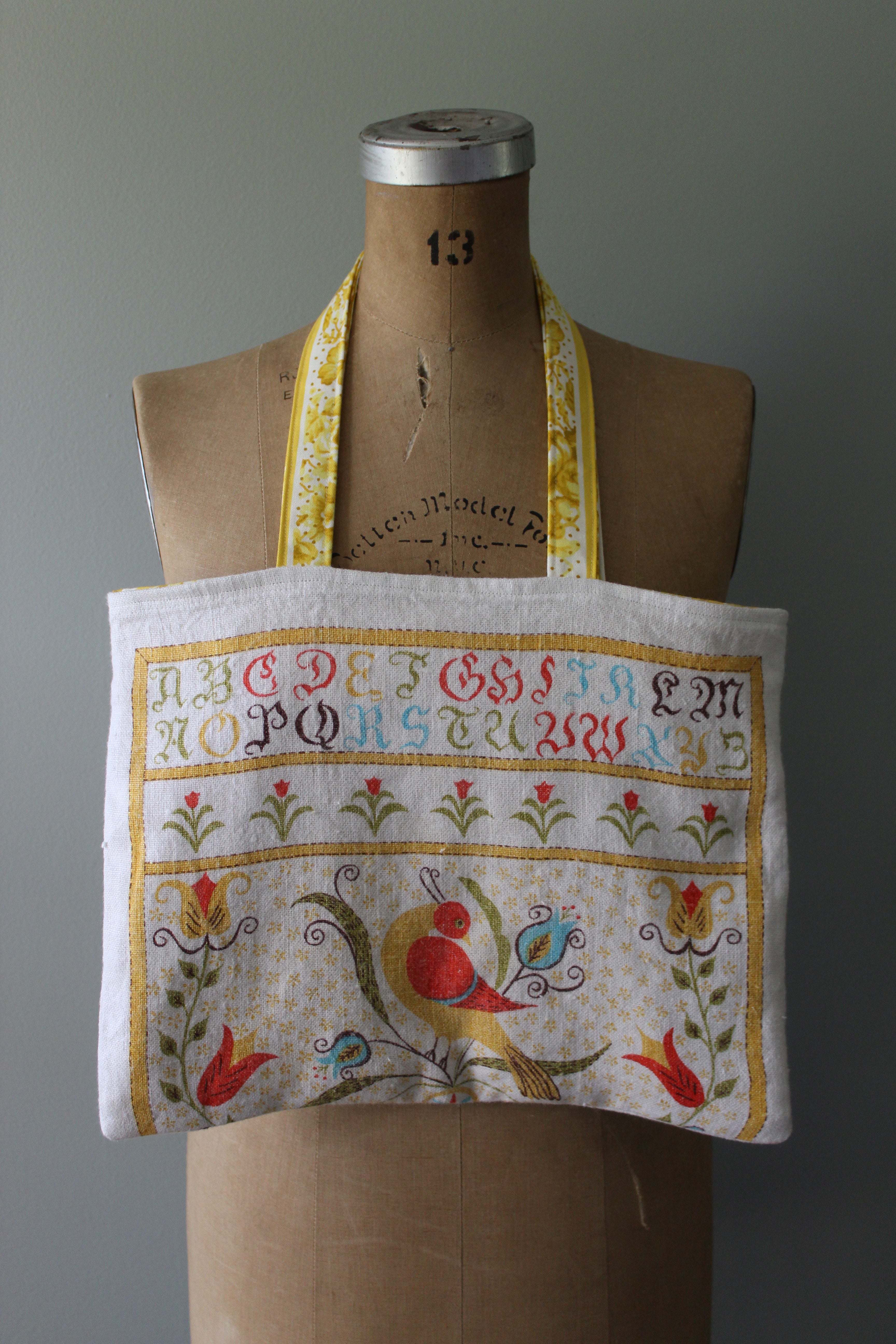 1983 Distelfink Tea Towel Tote | Ready to Ship