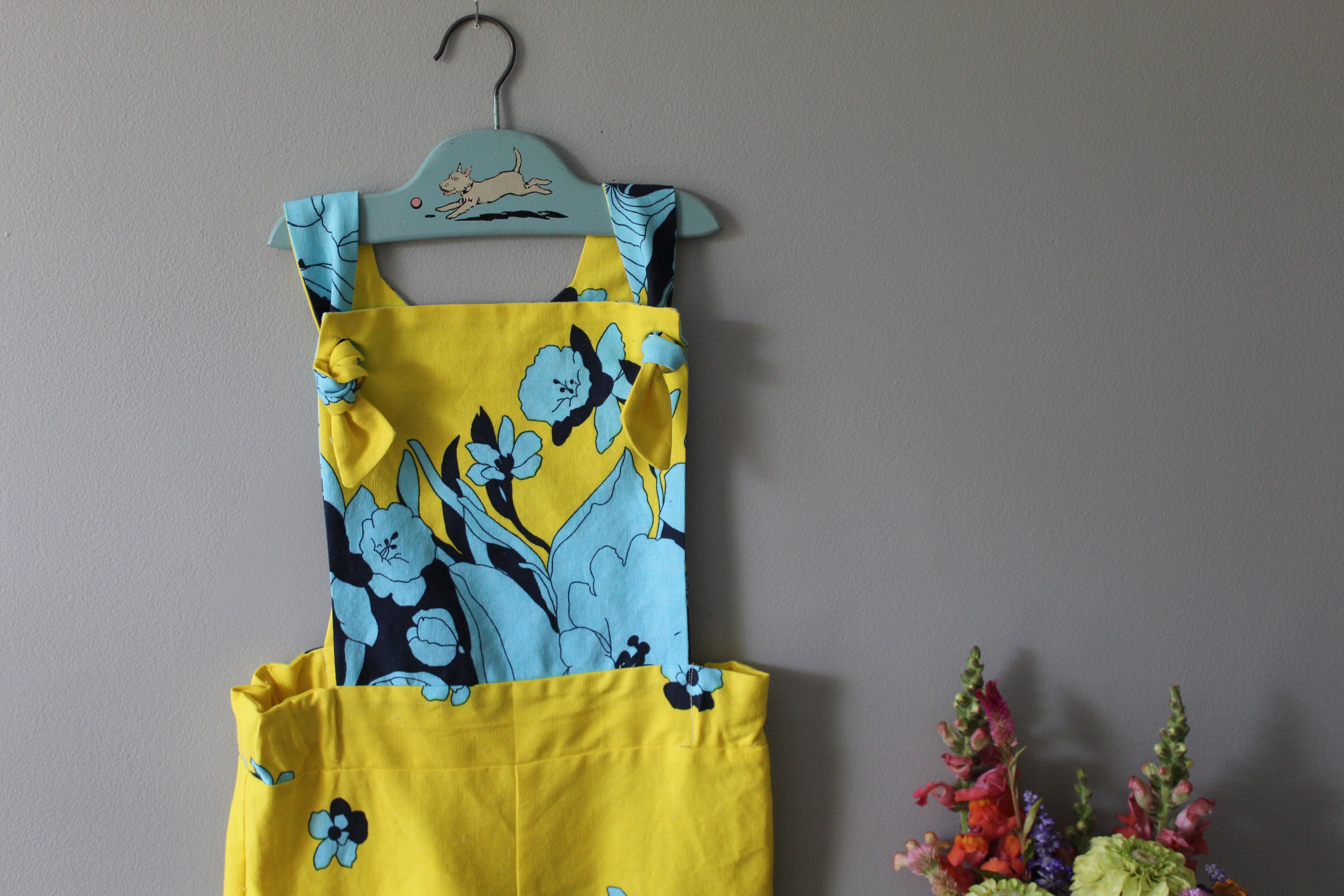 Blair Floral Overalls | Girls Size 8 | Ready to Ship