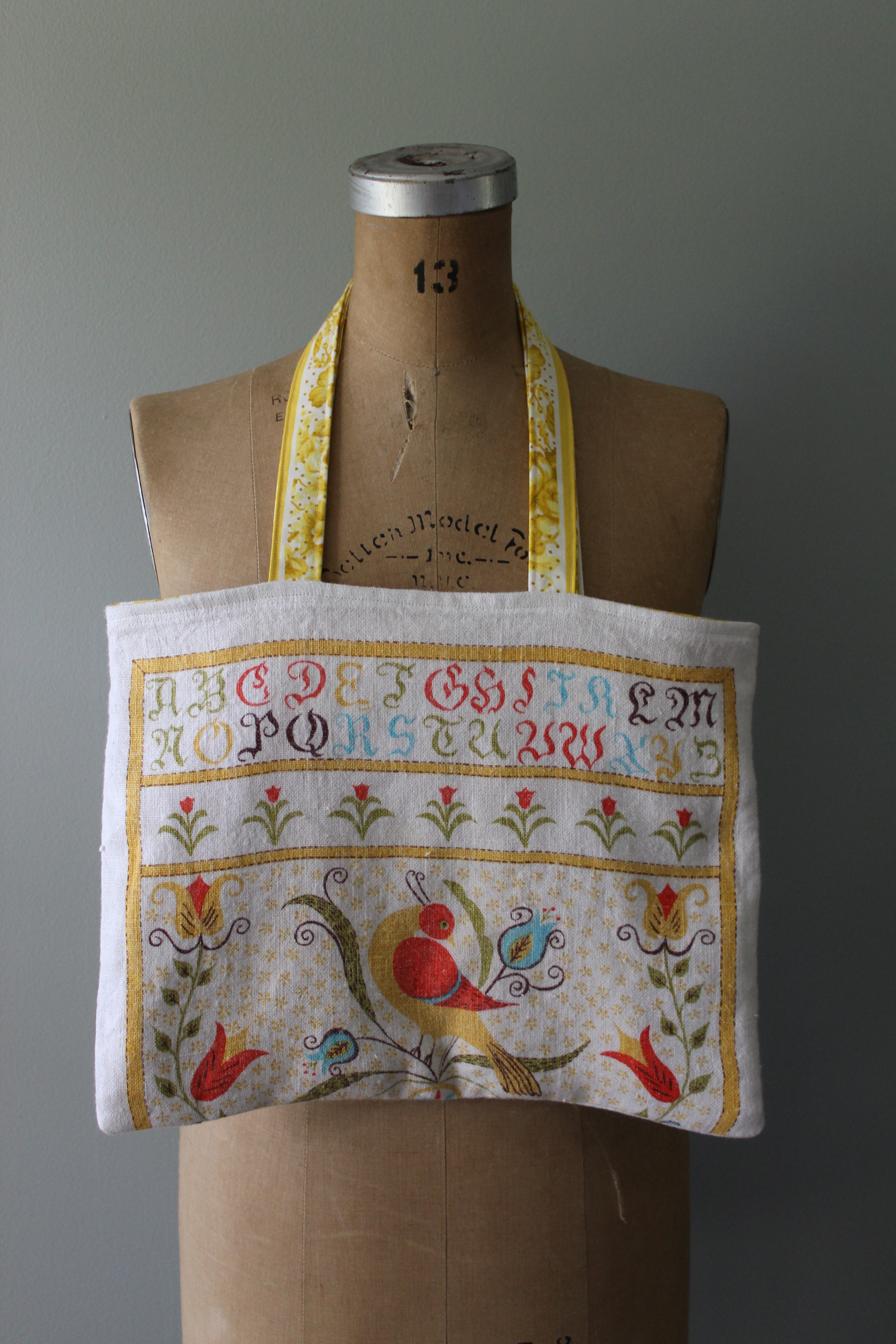 1983 Distelfink Tea Towel Tote | Ready to Ship