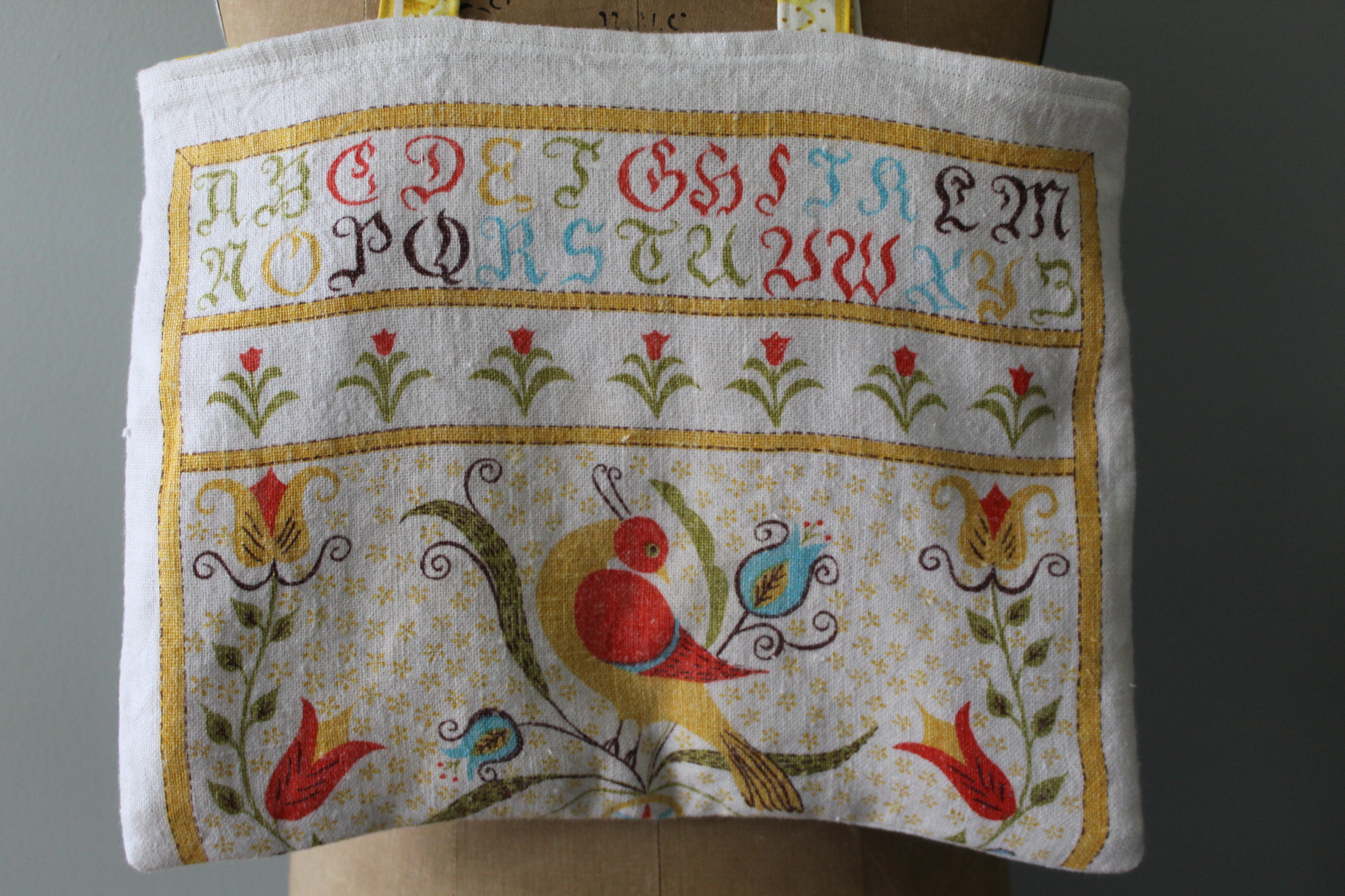 1983 Distelfink Tea Towel Tote | Ready to Ship