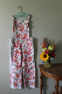 Sarah Dogwood Overalls | Girls Size 7 | Ready to Ship