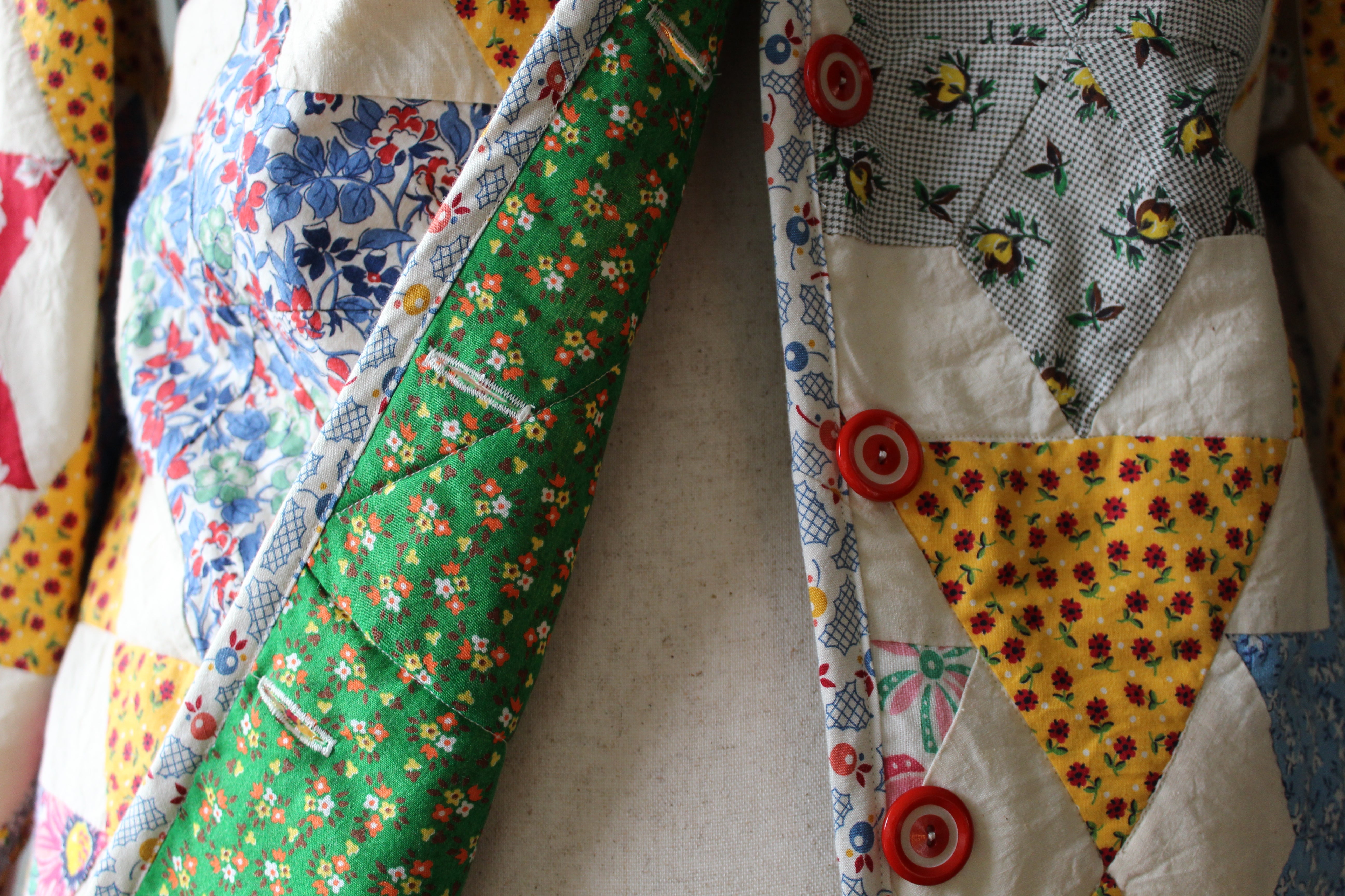 Marcy Quilt Coat | Womens Size 14 Large Bust | Ready to Ship