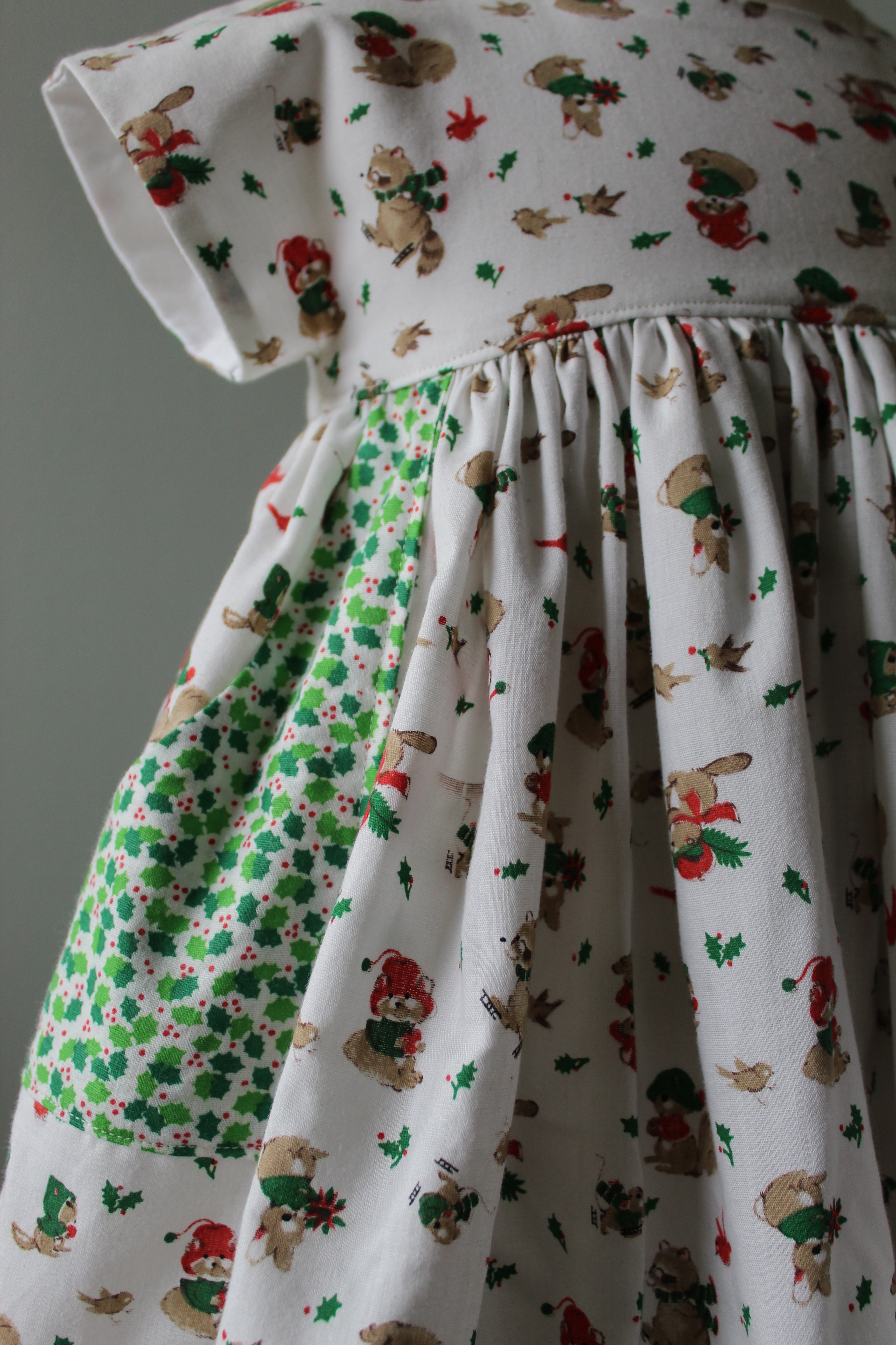 Woodland Christmas Pocket Dresses | 6-12 Months, 2T, 4T | Ready to Ship