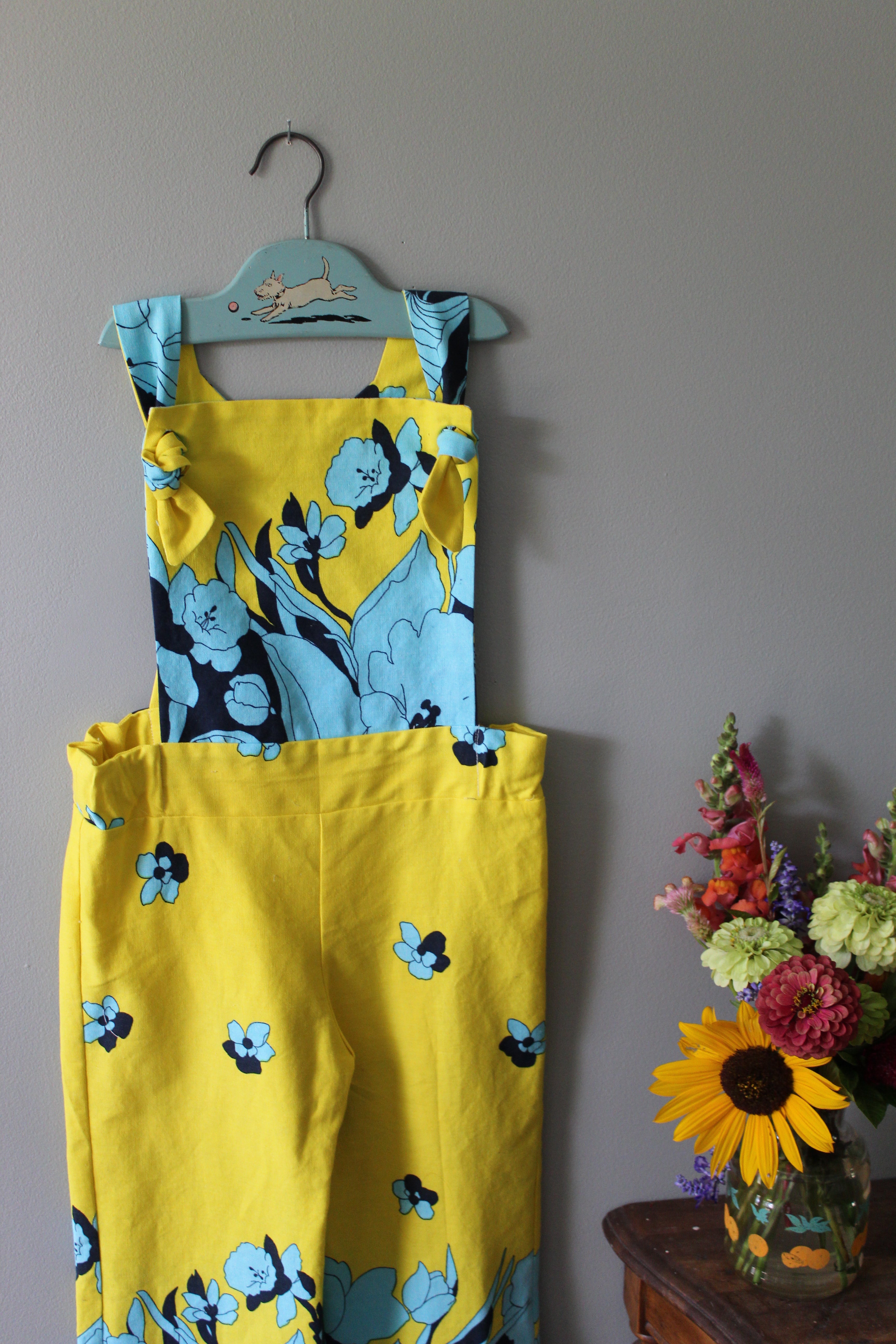 Blair Floral Overalls | Girls Size 8 | Ready to Ship