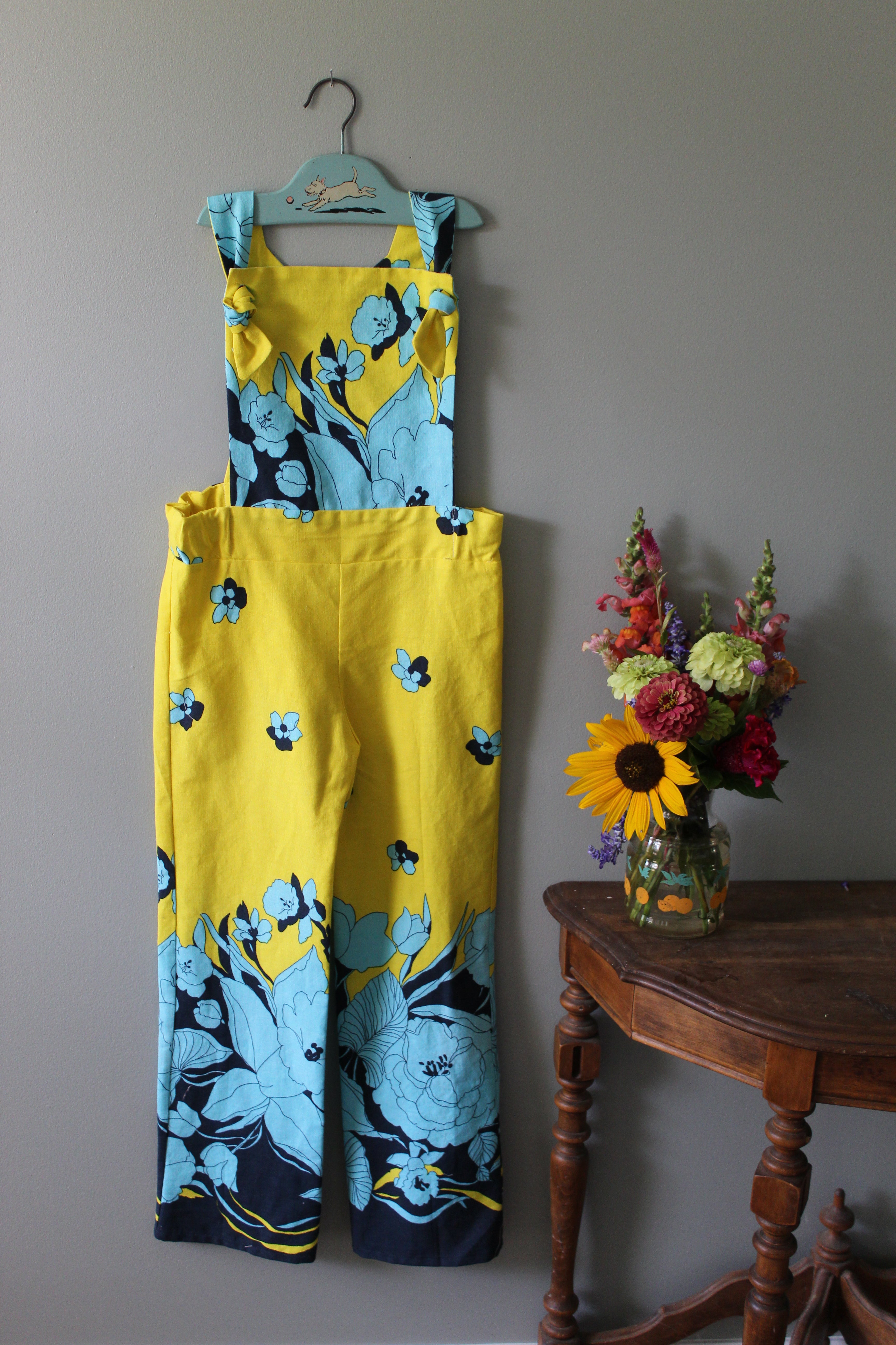 Blair Floral Overalls | Girls Size 8 | Ready to Ship