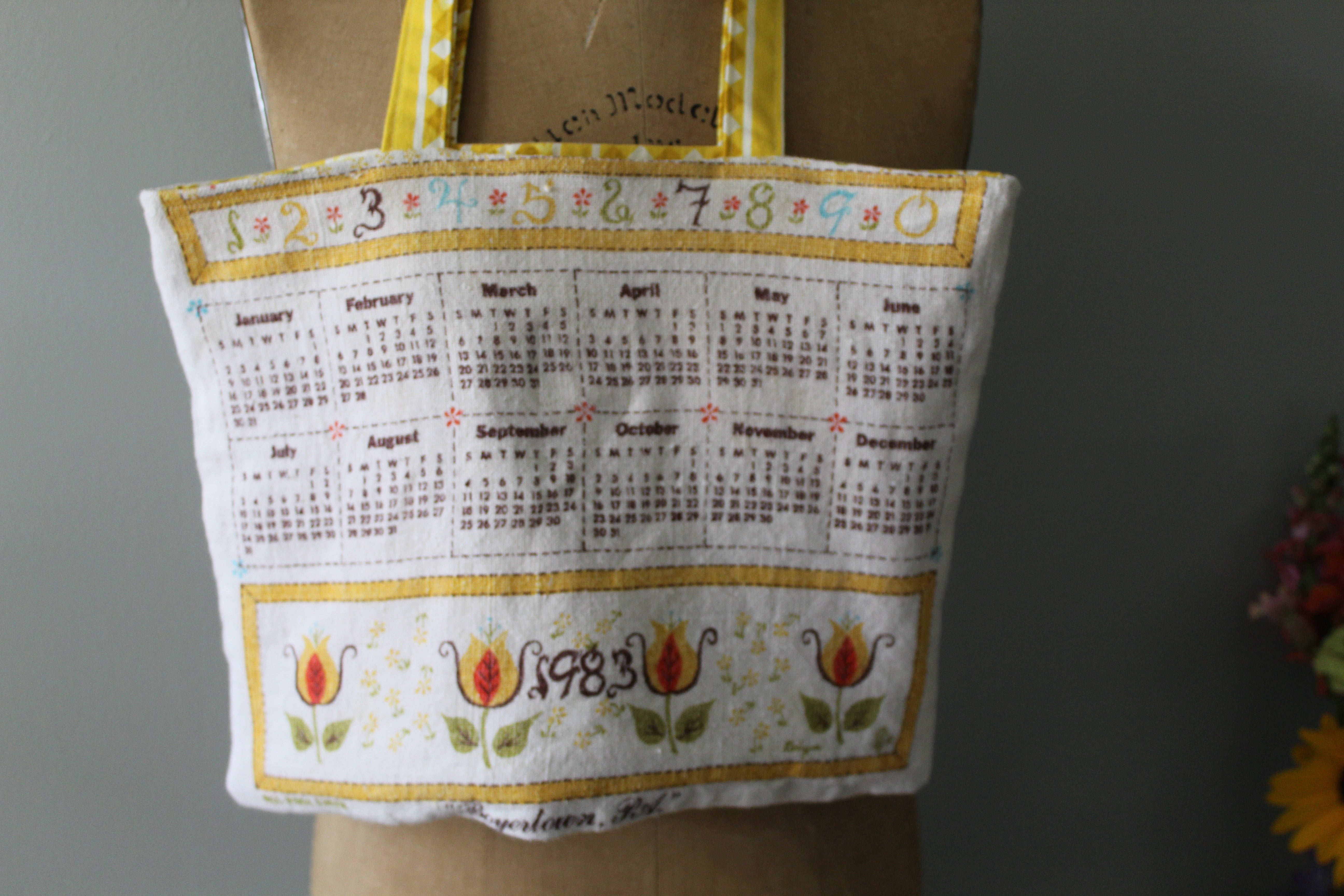 1983 Distelfink Tea Towel Tote | Ready to Ship