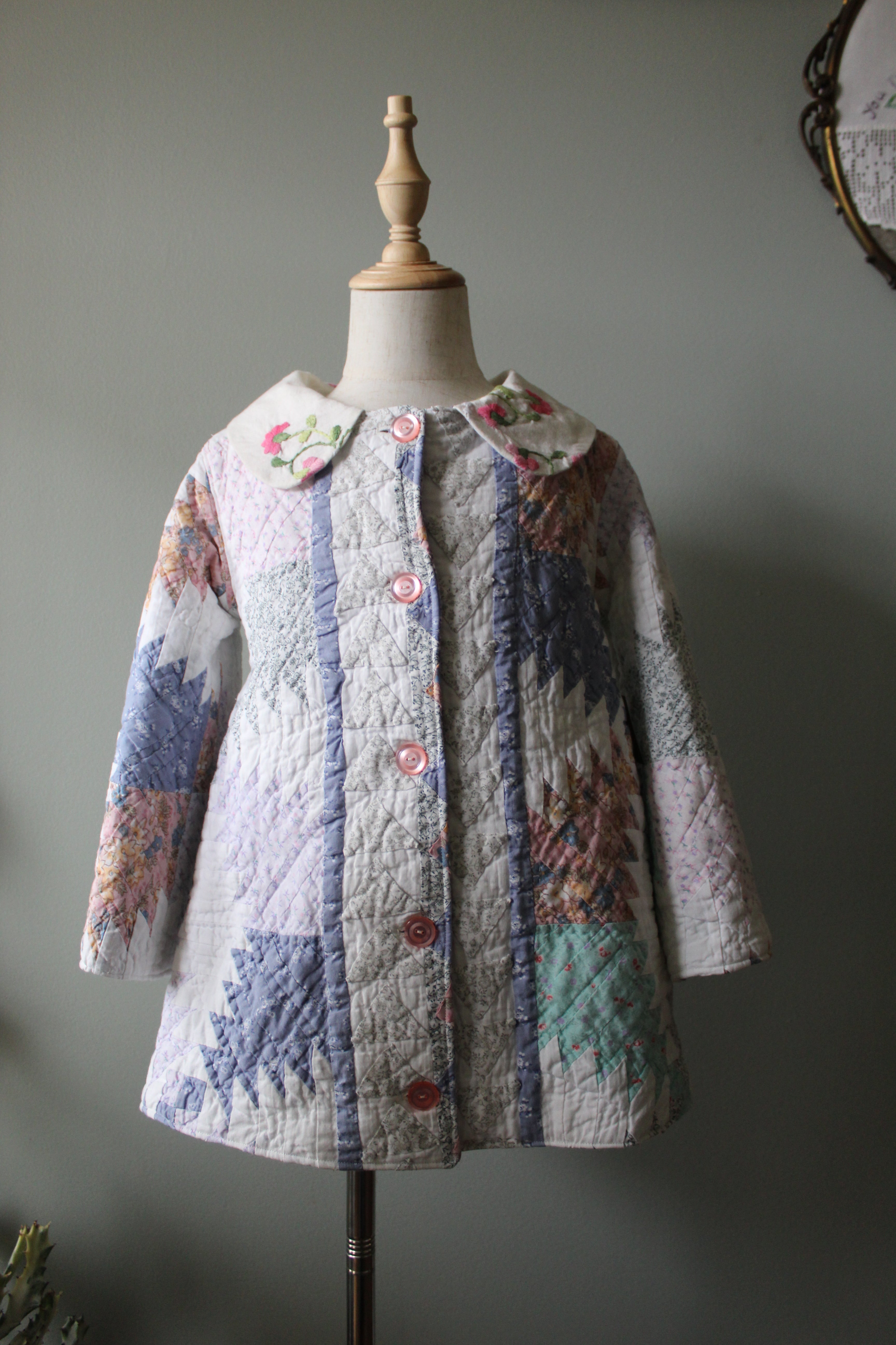 Layla Quilt Coat | Girls Size 7 | Ready to Ship