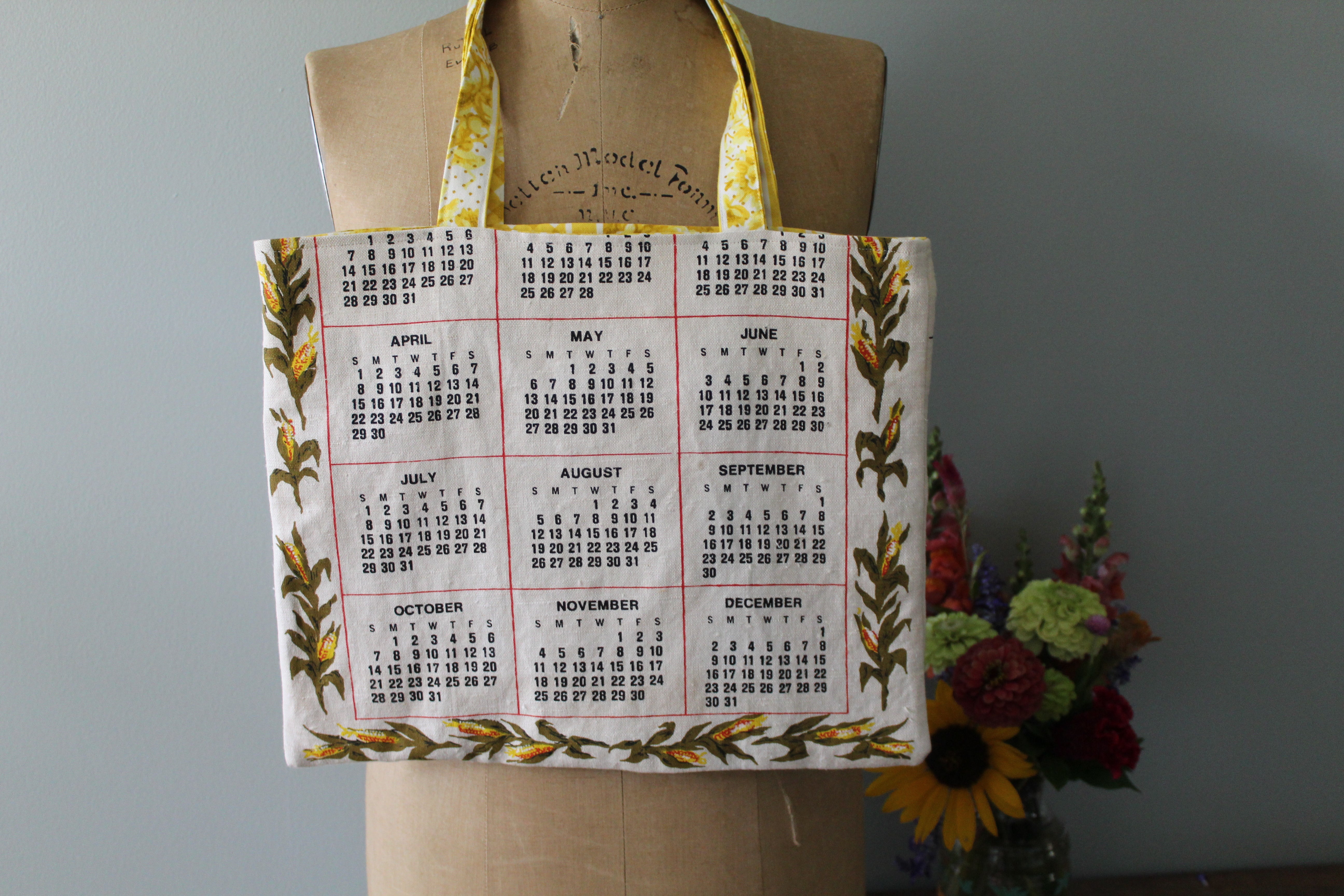 1979 Rooster Tea Towel Tote | Ready to Ship