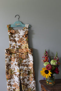 Gretchen Floral Overalls | Girls Size 7 | Ready to Ship