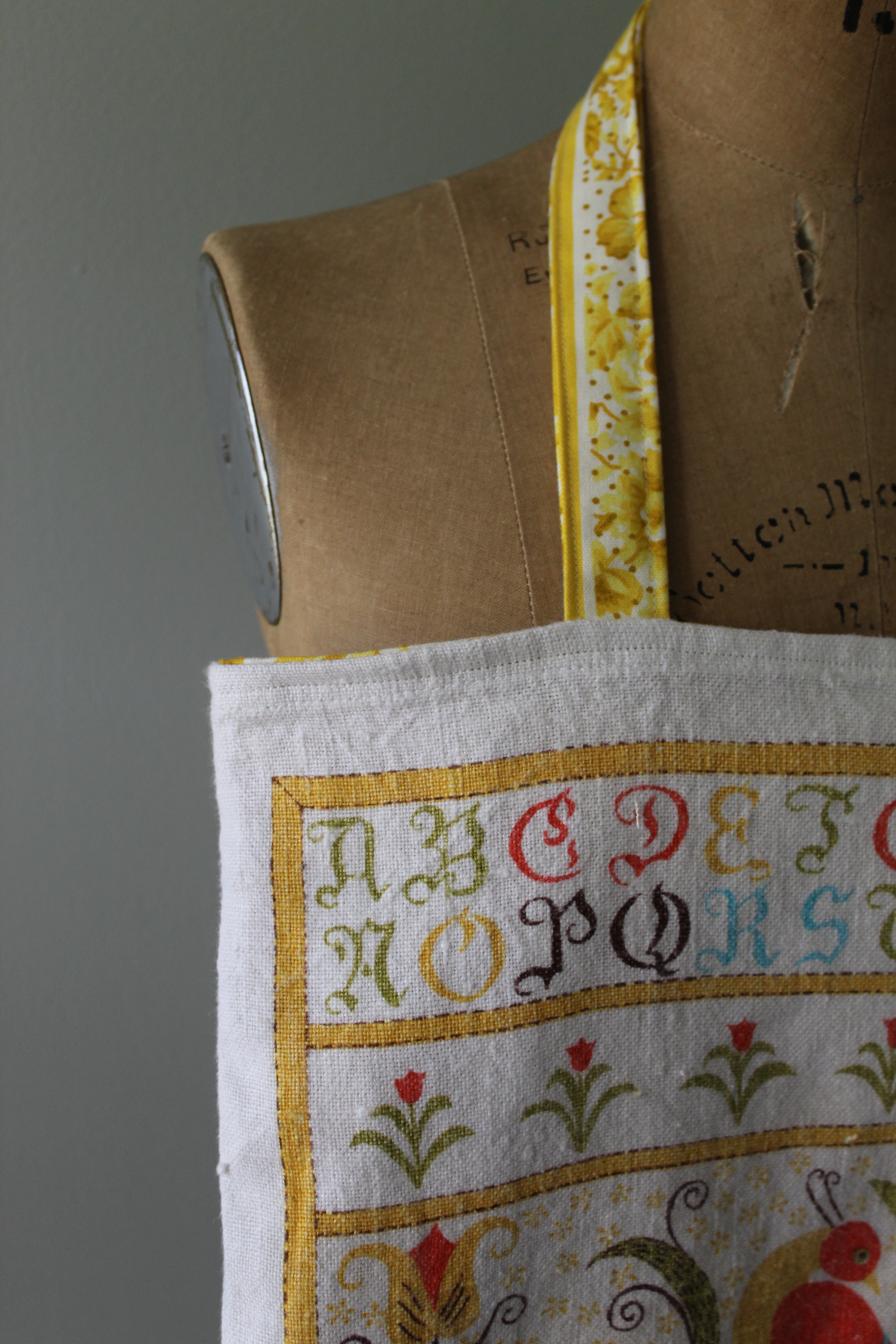 1983 Distelfink Tea Towel Tote | Ready to Ship