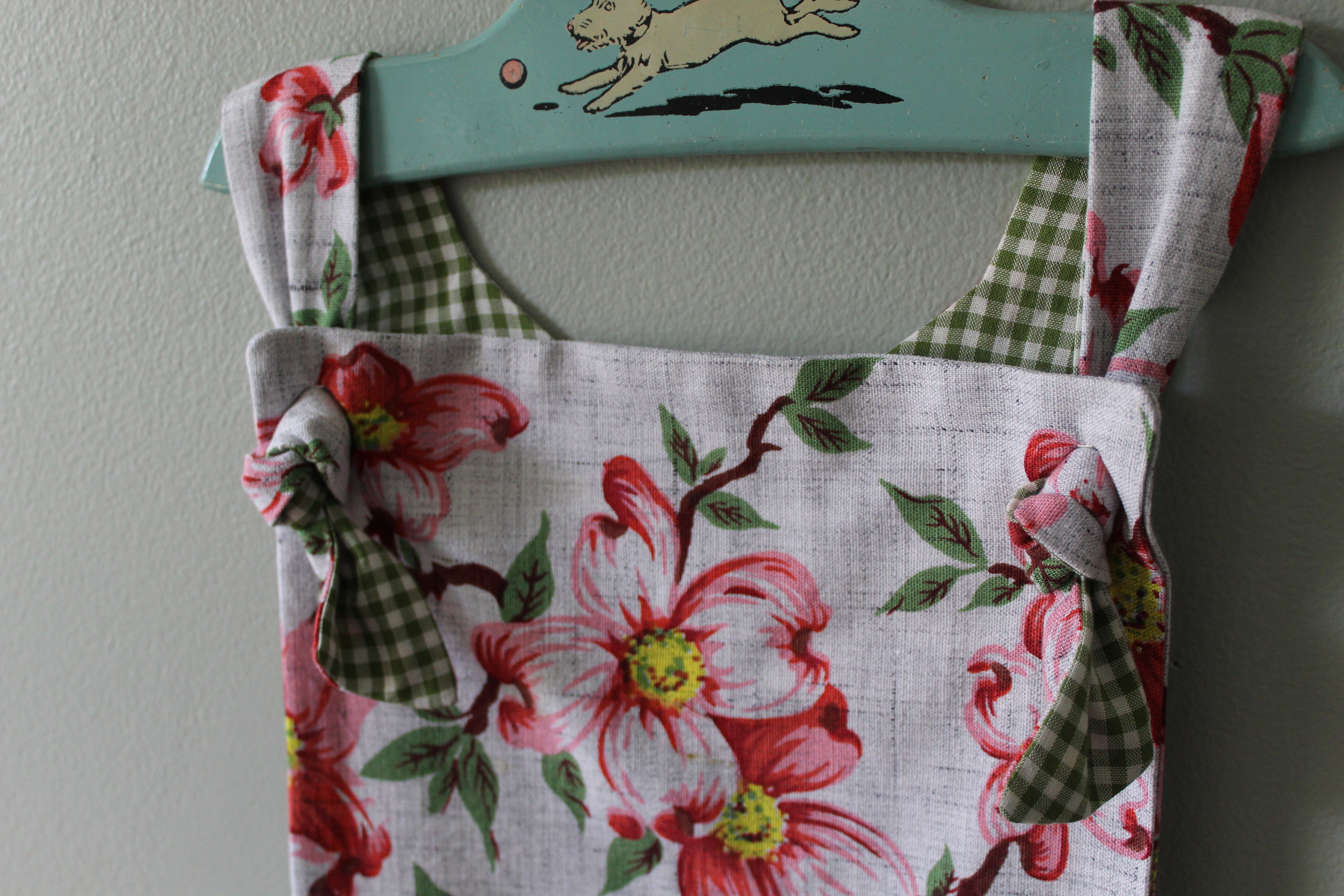 Sarah Dogwood Overalls | Girls Size 7 | Ready to Ship