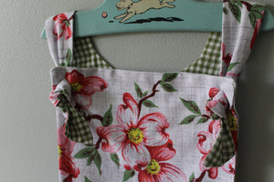 Sarah Dogwood Overalls | Girls Size 7 | Ready to Ship