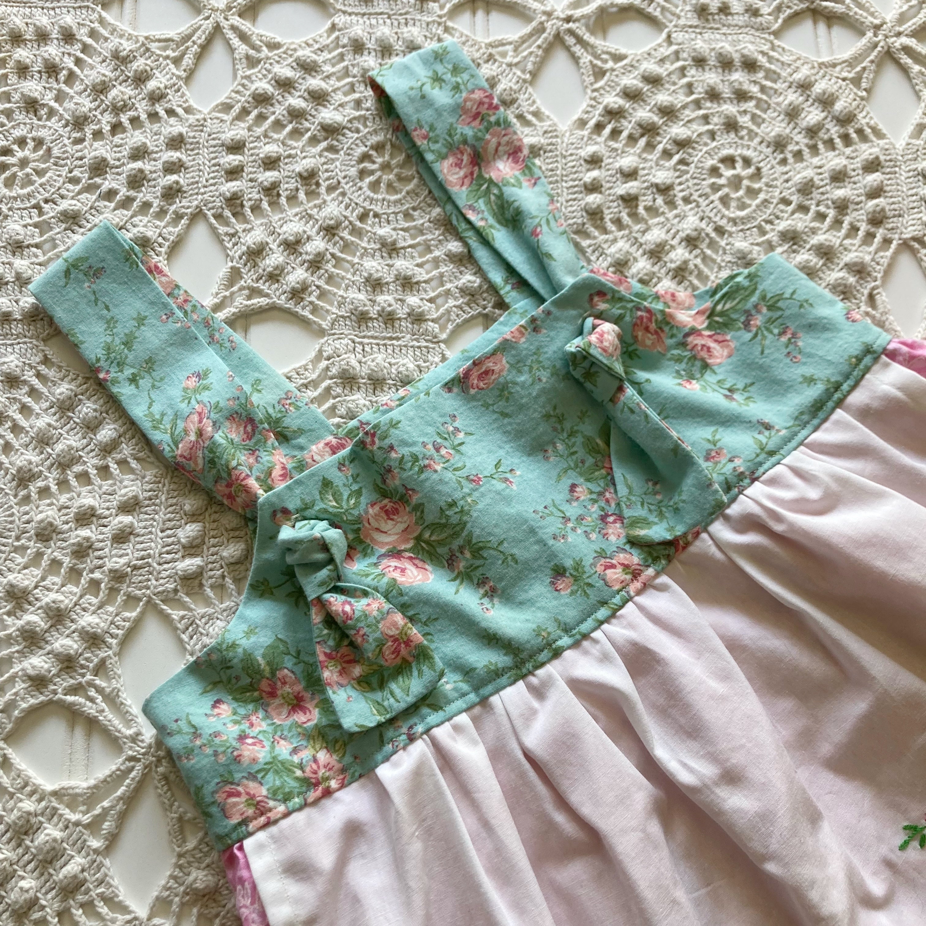 Lucy Apron Dress | 4T | Ready to Ship The Path Less Raveled Lucy Apron Dress | 4T | Ready to Ship The Path Less Raveled