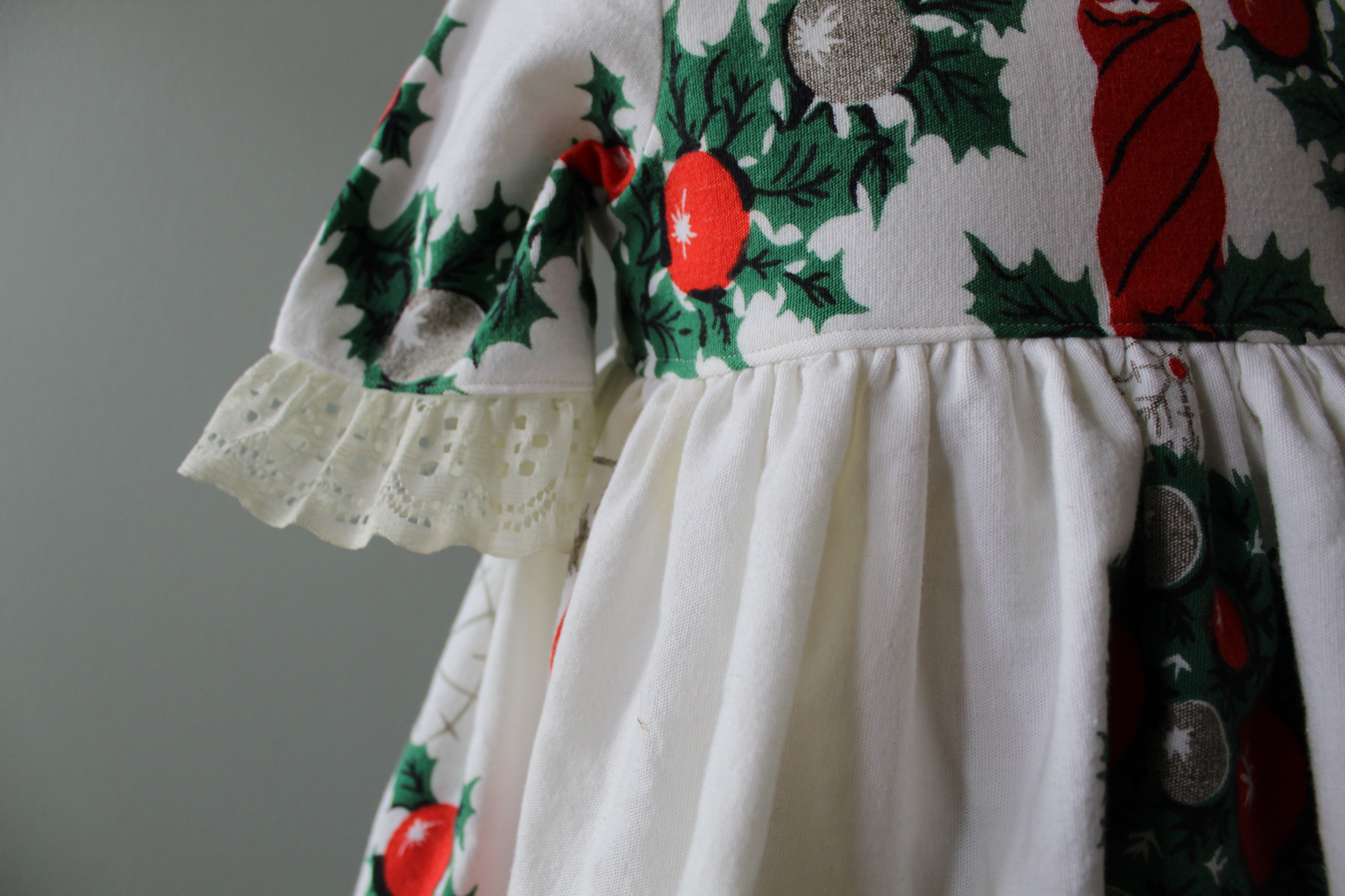 Evie Christmas Bell Sleeve Dress | Size 2T | Ready to Ship