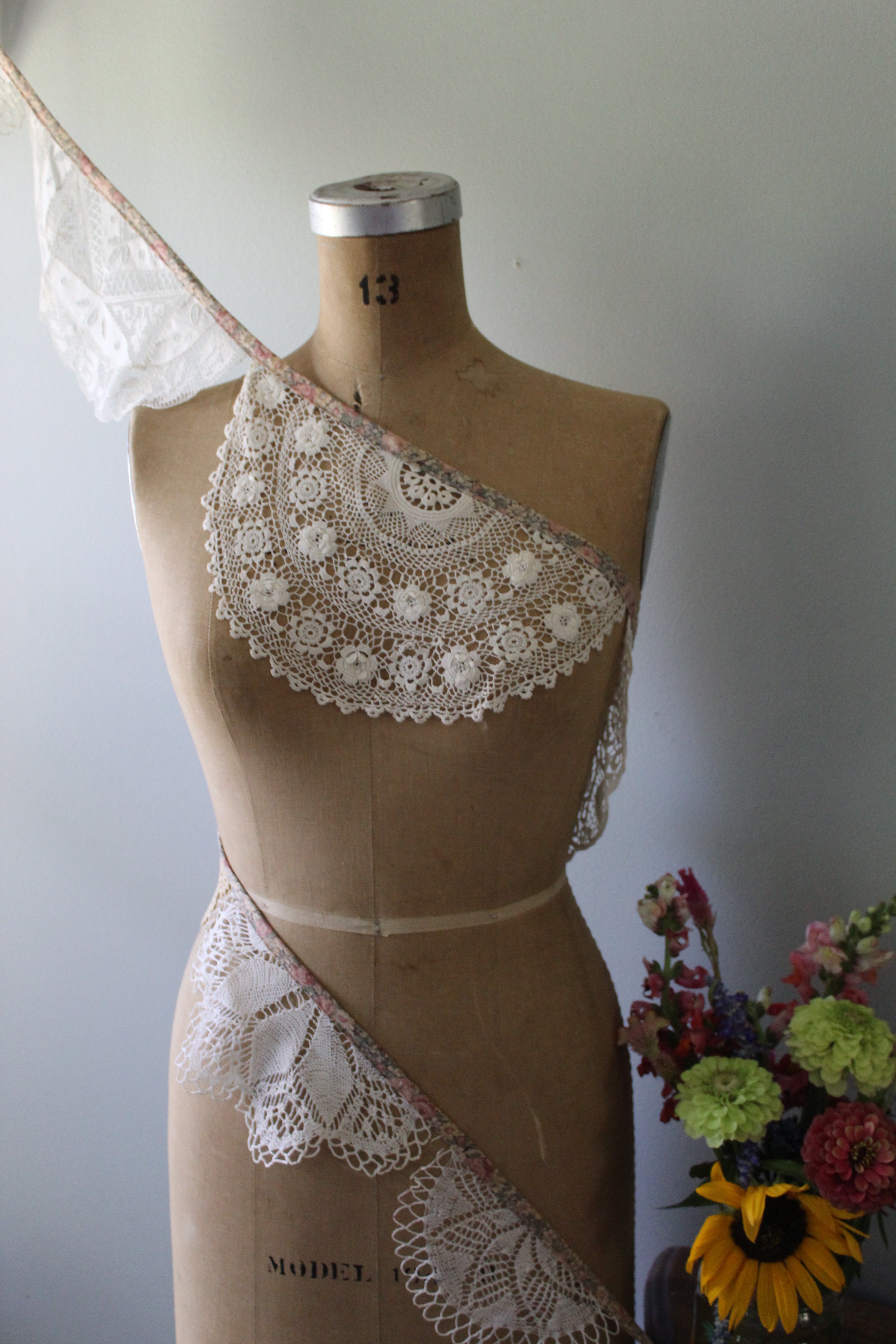 Vintage Doily Garland | Two Available | Ready to Ship