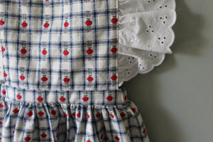 Apple Cross-Back Pinny | 2T | Ready to Ship