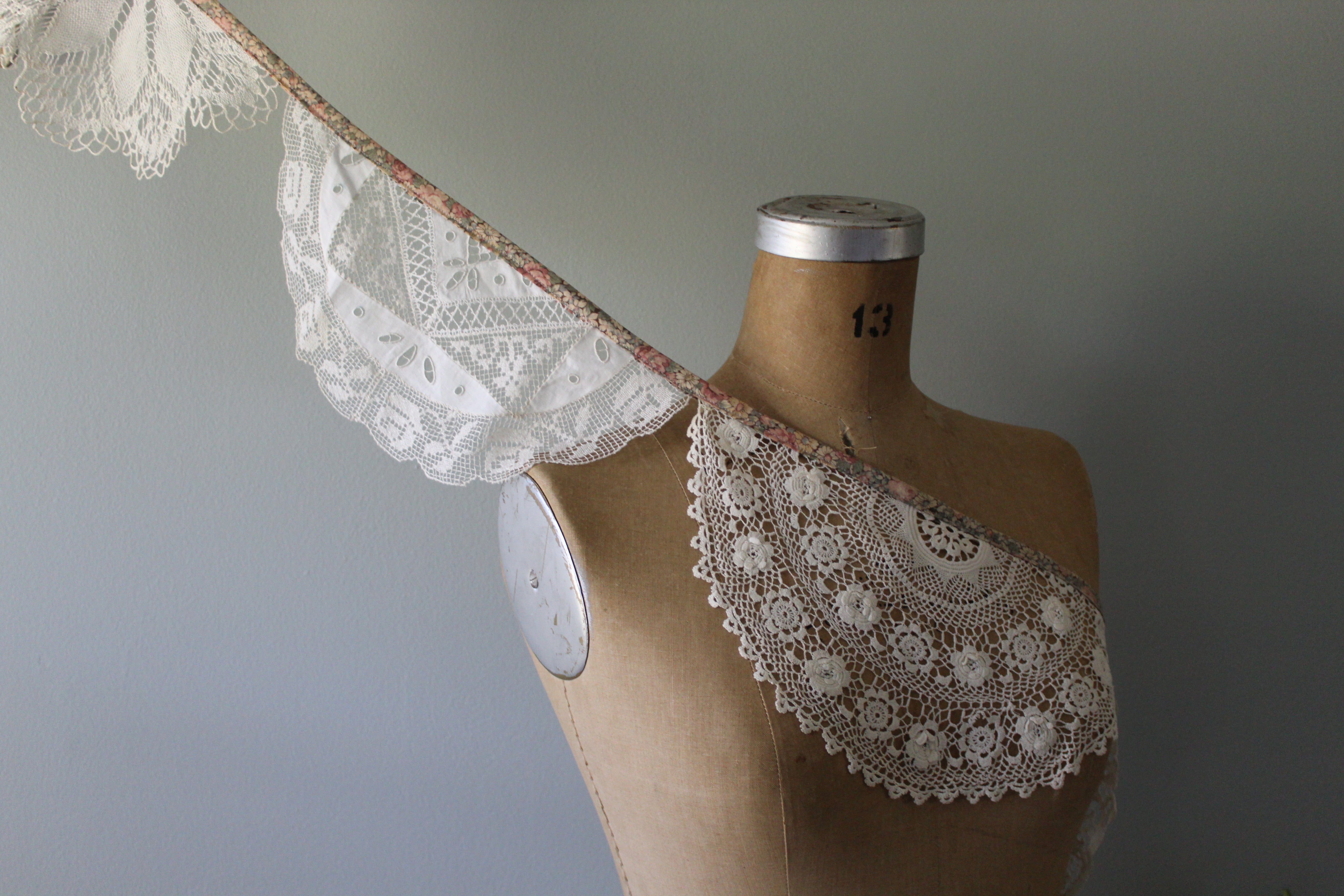 Vintage Doily Garland | Two Available | Ready to Ship