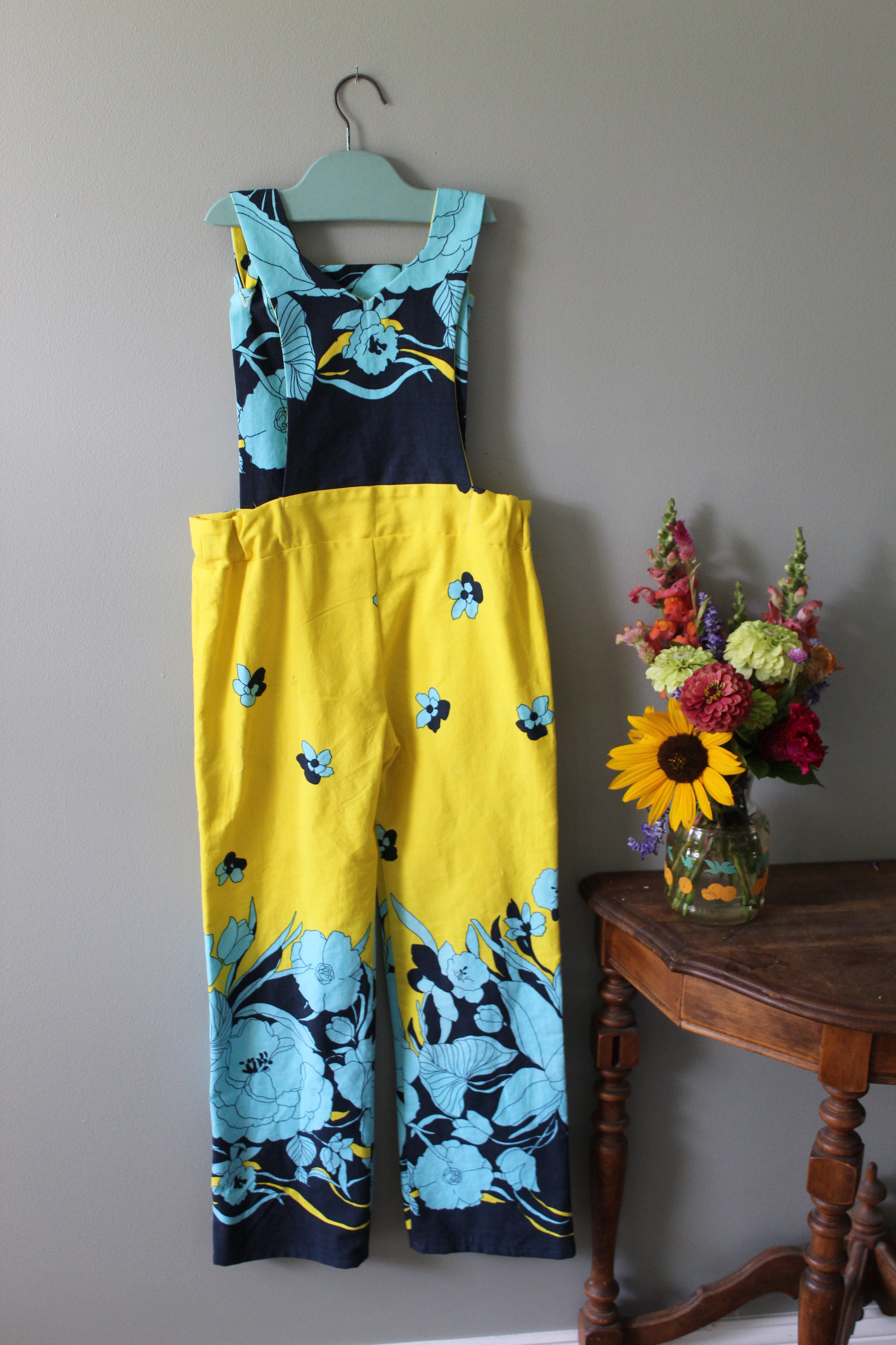 Blair Floral Overalls | Girls Size 8 | Ready to Ship