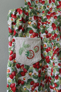 Bea Strawberry Overalls | Girls Size 5T | Ready to Ship