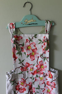 Sarah Dogwood Overalls | Girls Size 7 | Ready to Ship