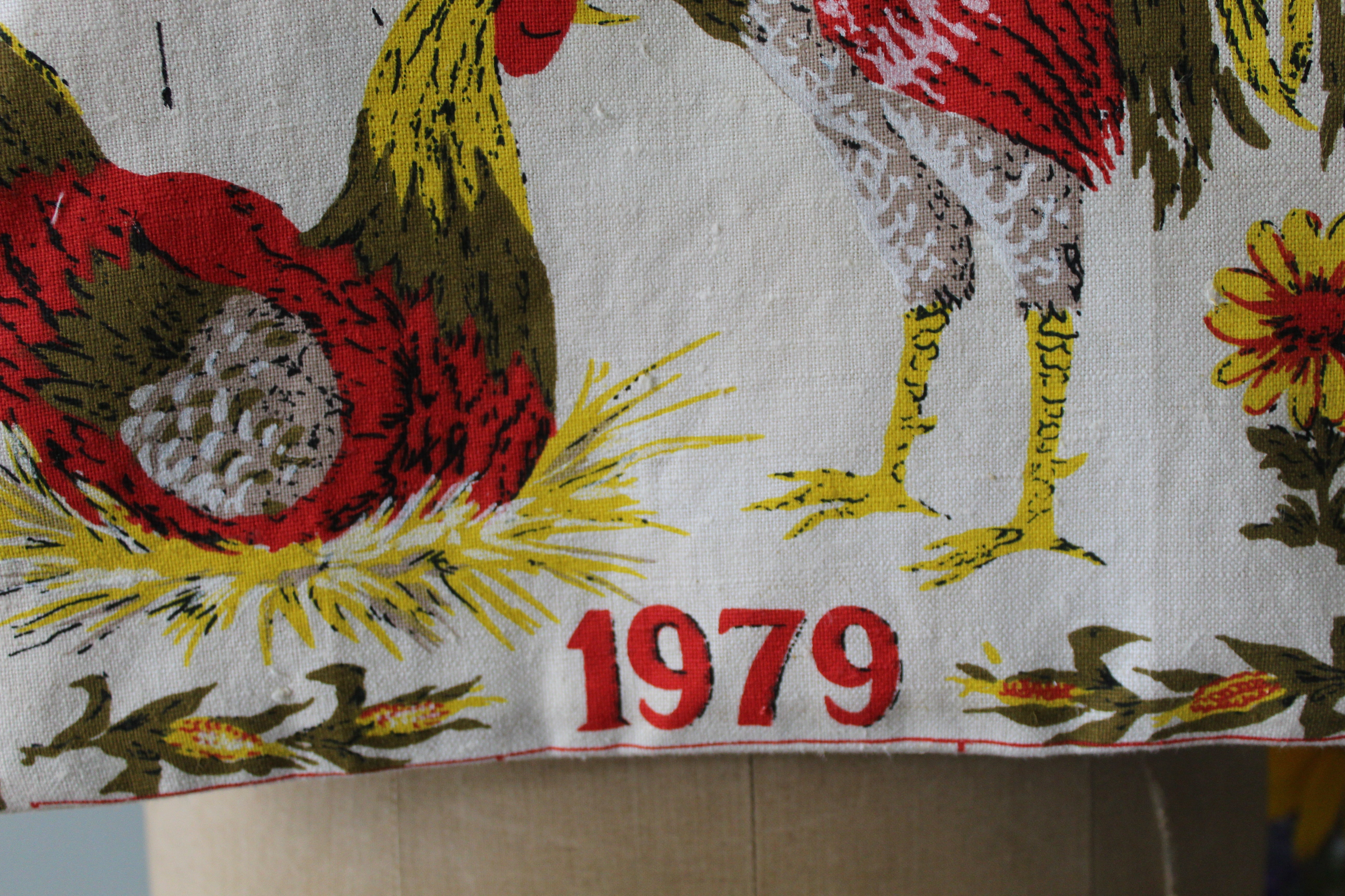 1979 Rooster Tea Towel Tote | Ready to Ship