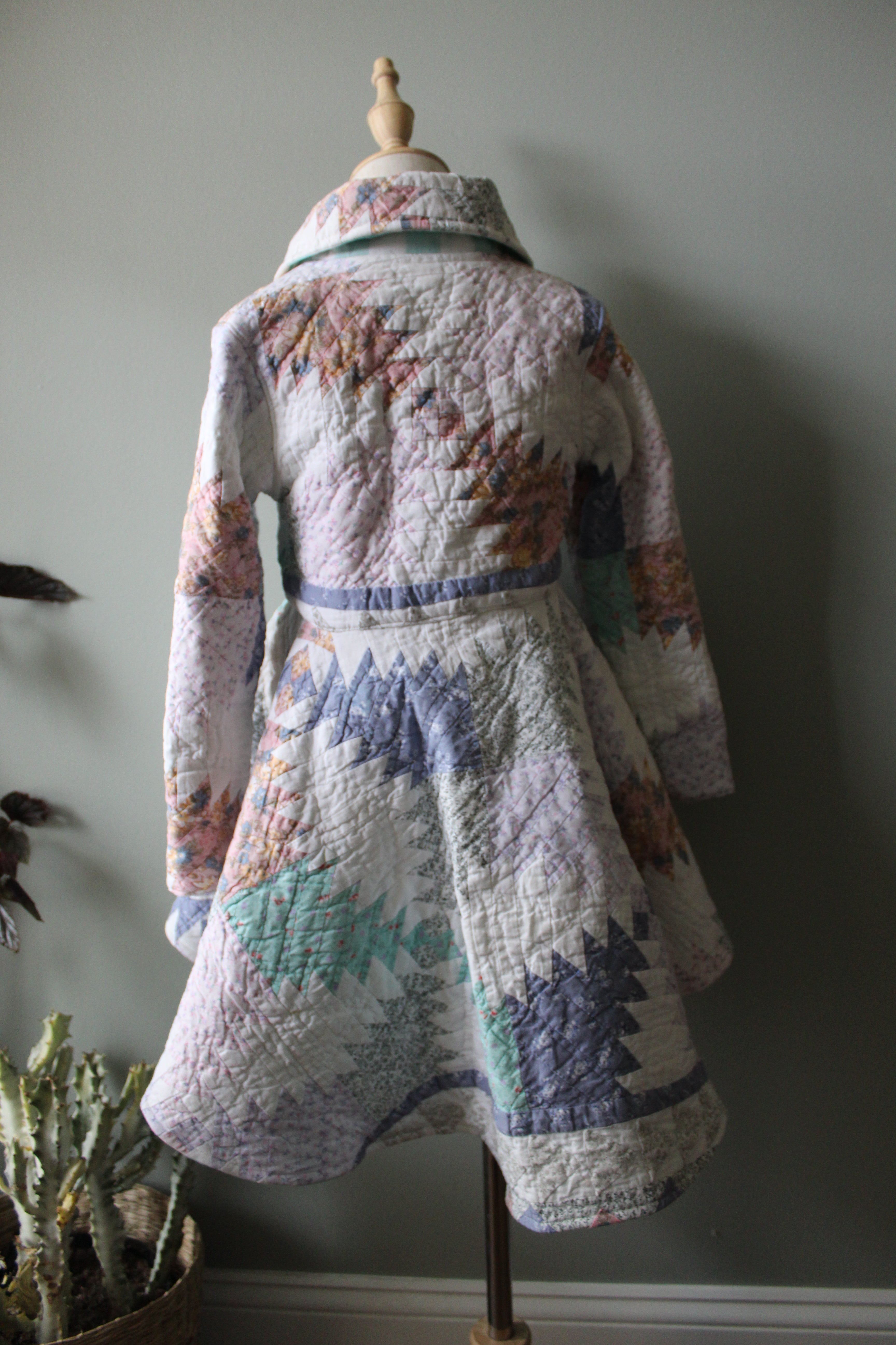 Becca Peplum Quilt Coat | Girls Size 6 | Ready to Ship