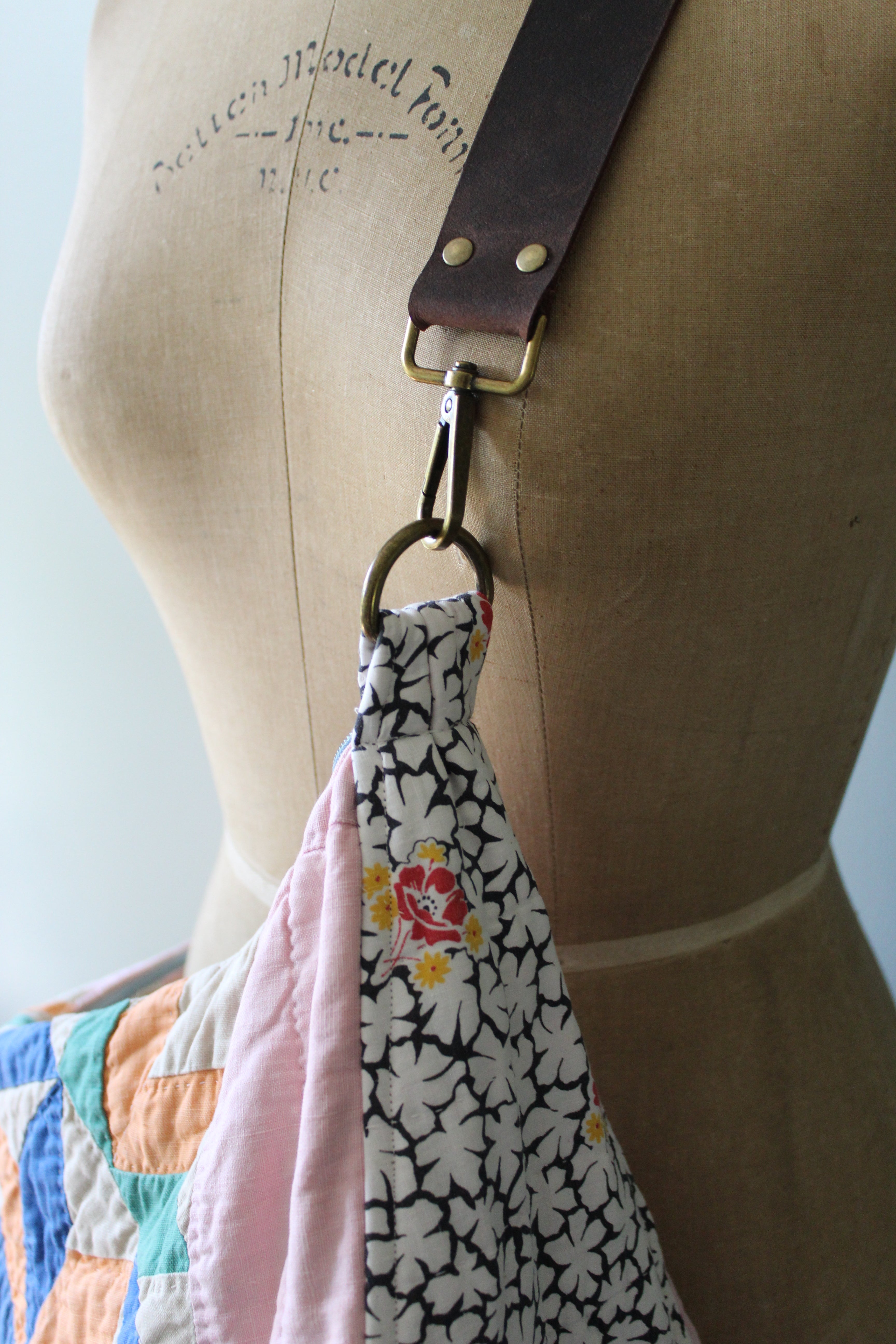Cross Body Antique Quilt Purse | Ready to Ship