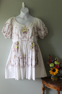Edith Puff Sleeve Dress | Women's Size 12 | Ready To Ship