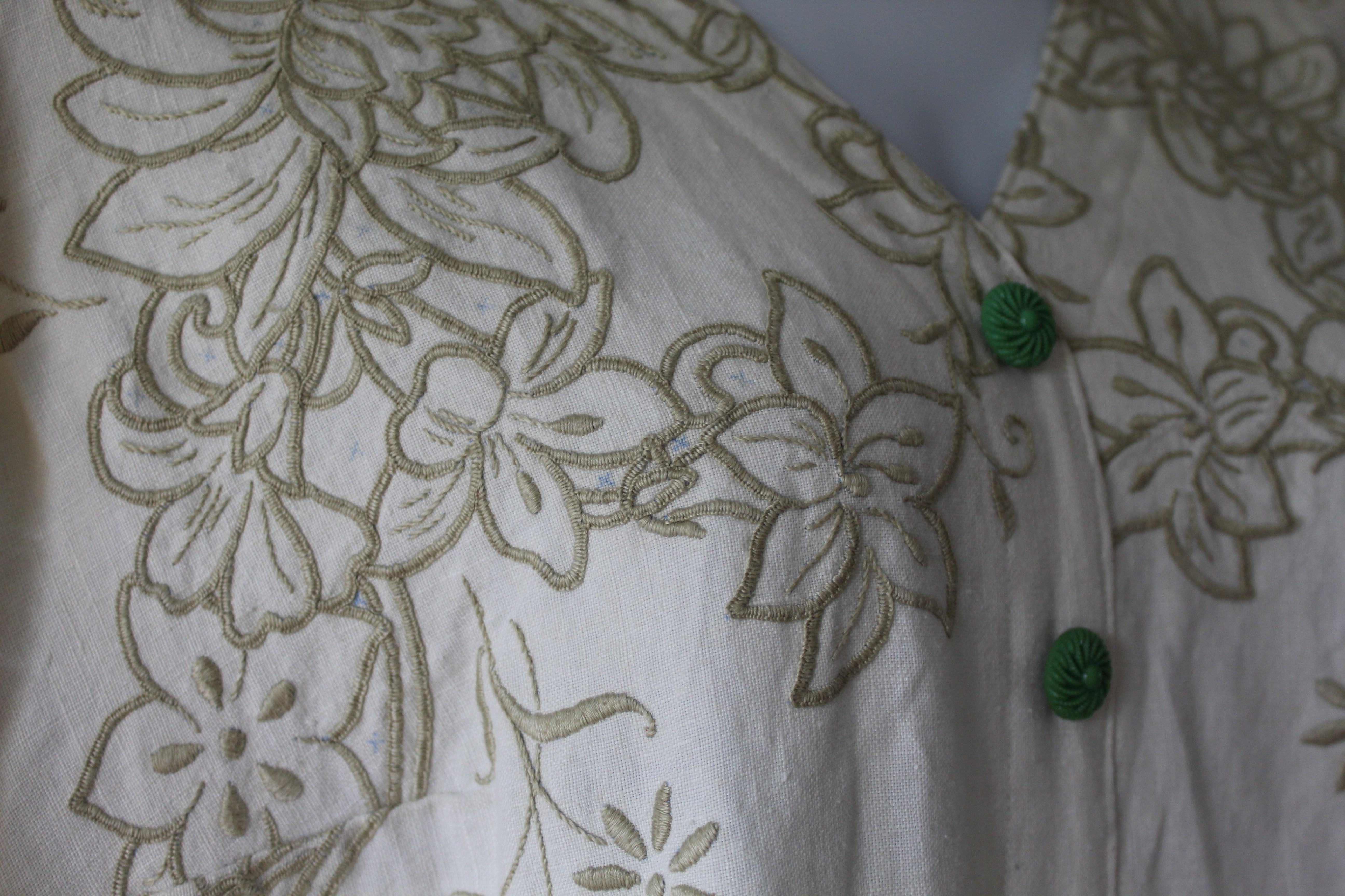 Madeira Embroidered Womens Top | Size 14/16 | Ready to Ship