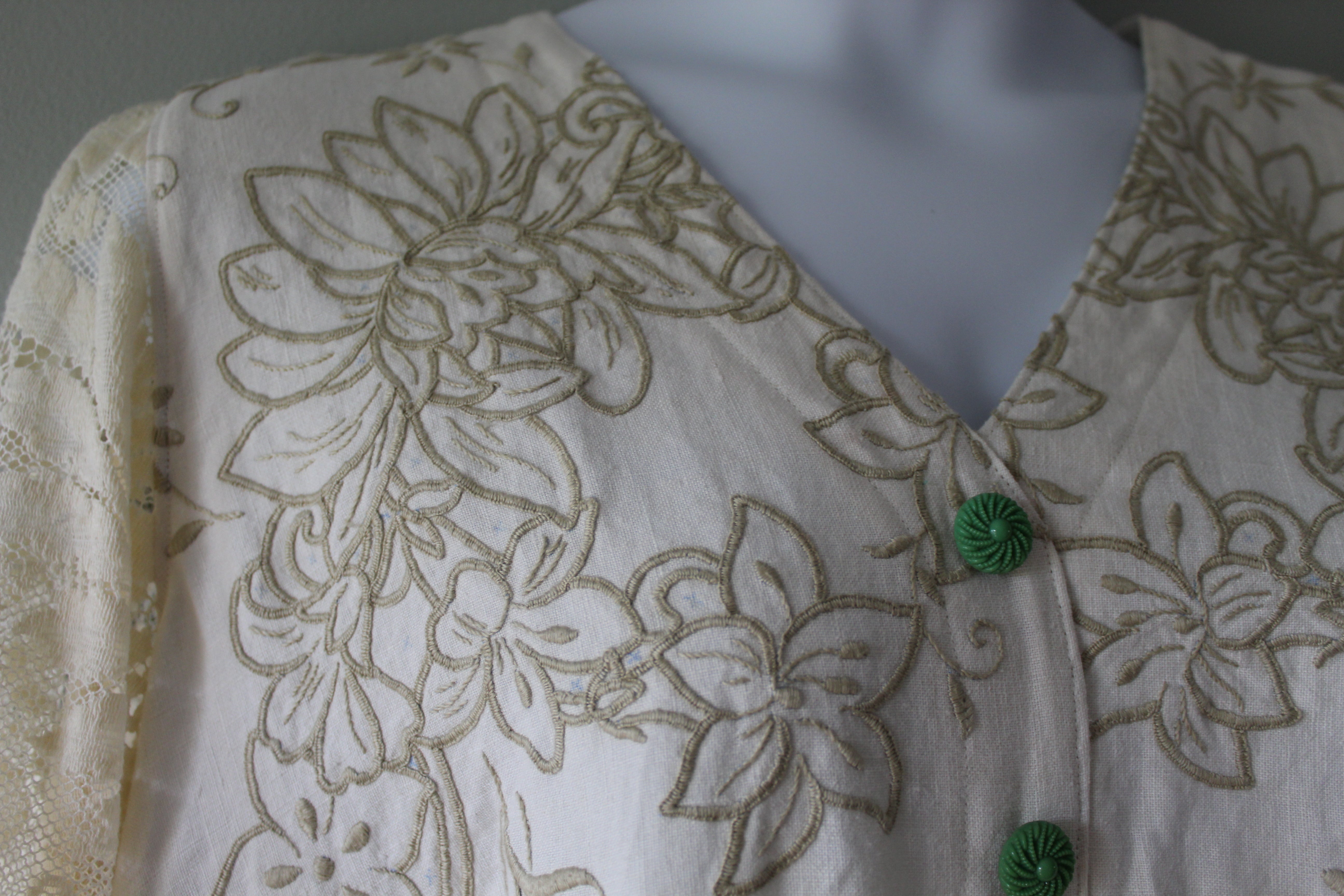 Madeira Embroidered Womens Top | Size 14/16 | Ready to Ship