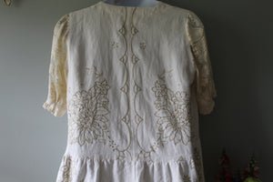 Madeira Embroidered Womens Top | Size 14/16 | Ready to Ship