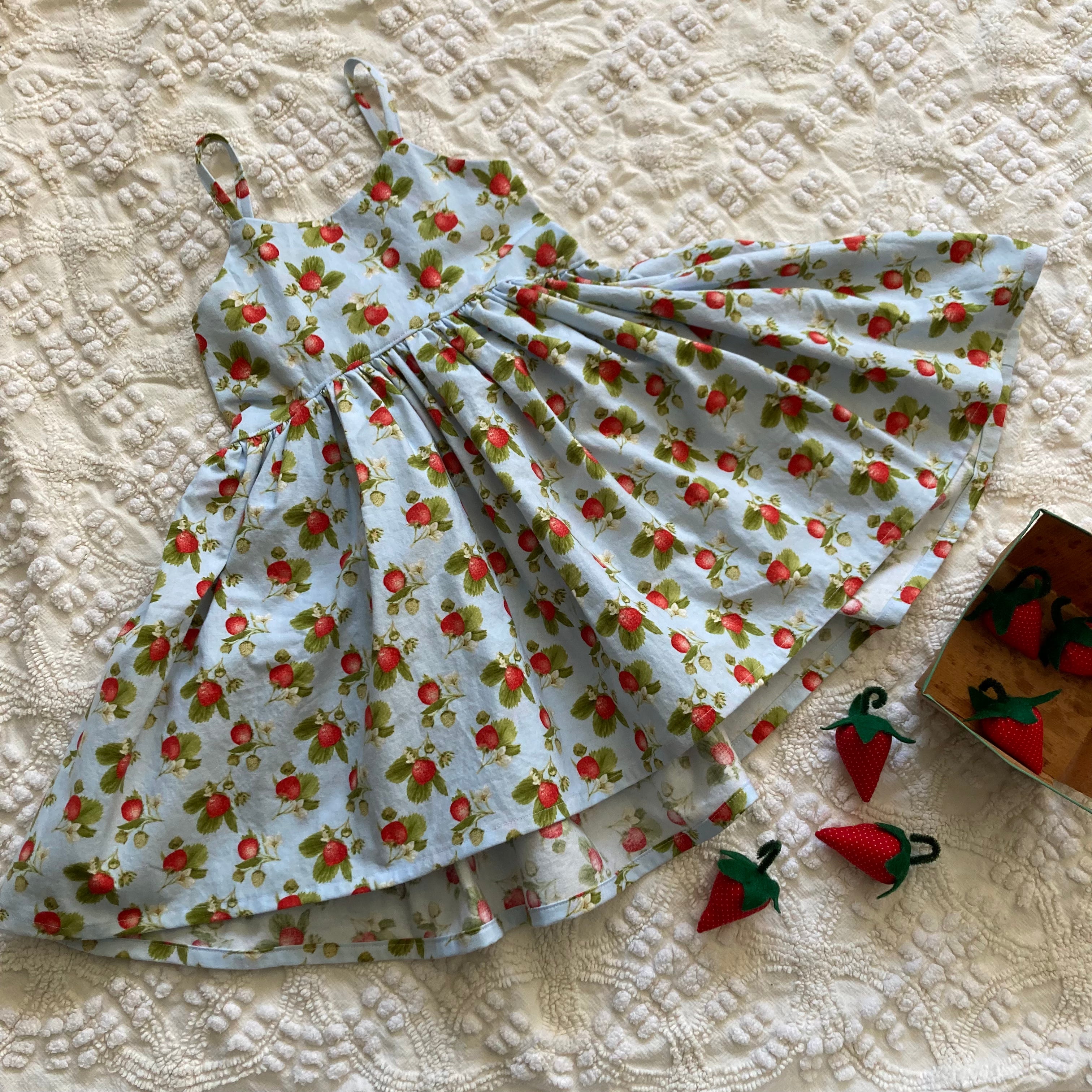 Andie Strawberry Sundress | 4T & 5T | Ready To Ship