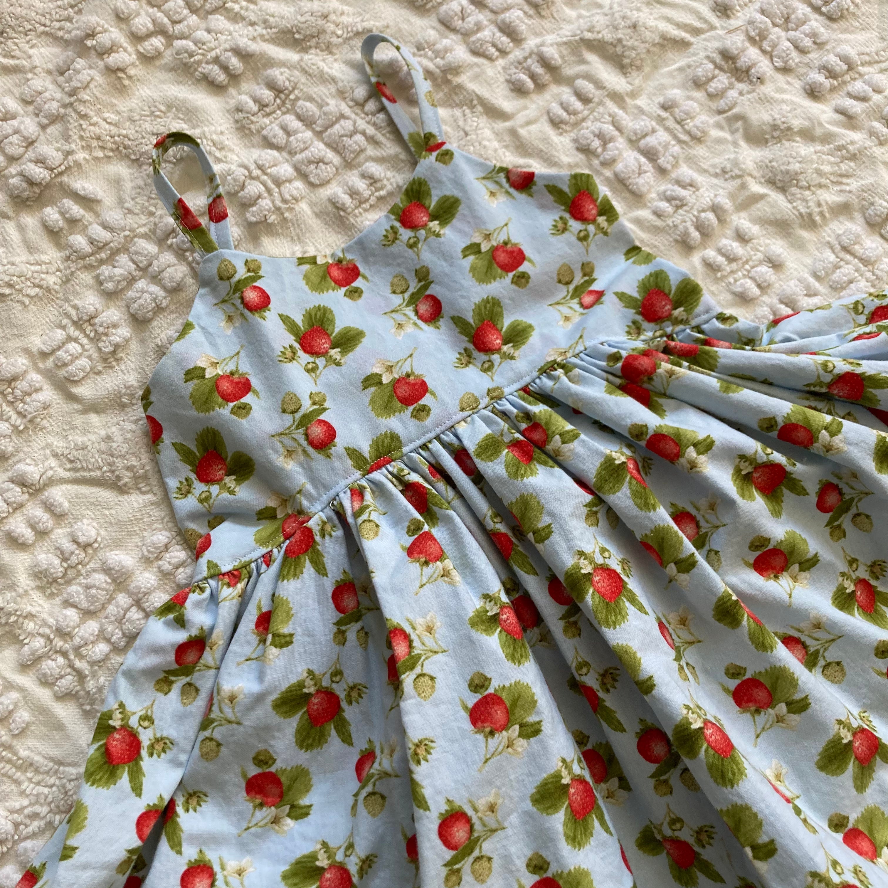 Andie Strawberry Sundress | 4T & 5T | Ready To Ship